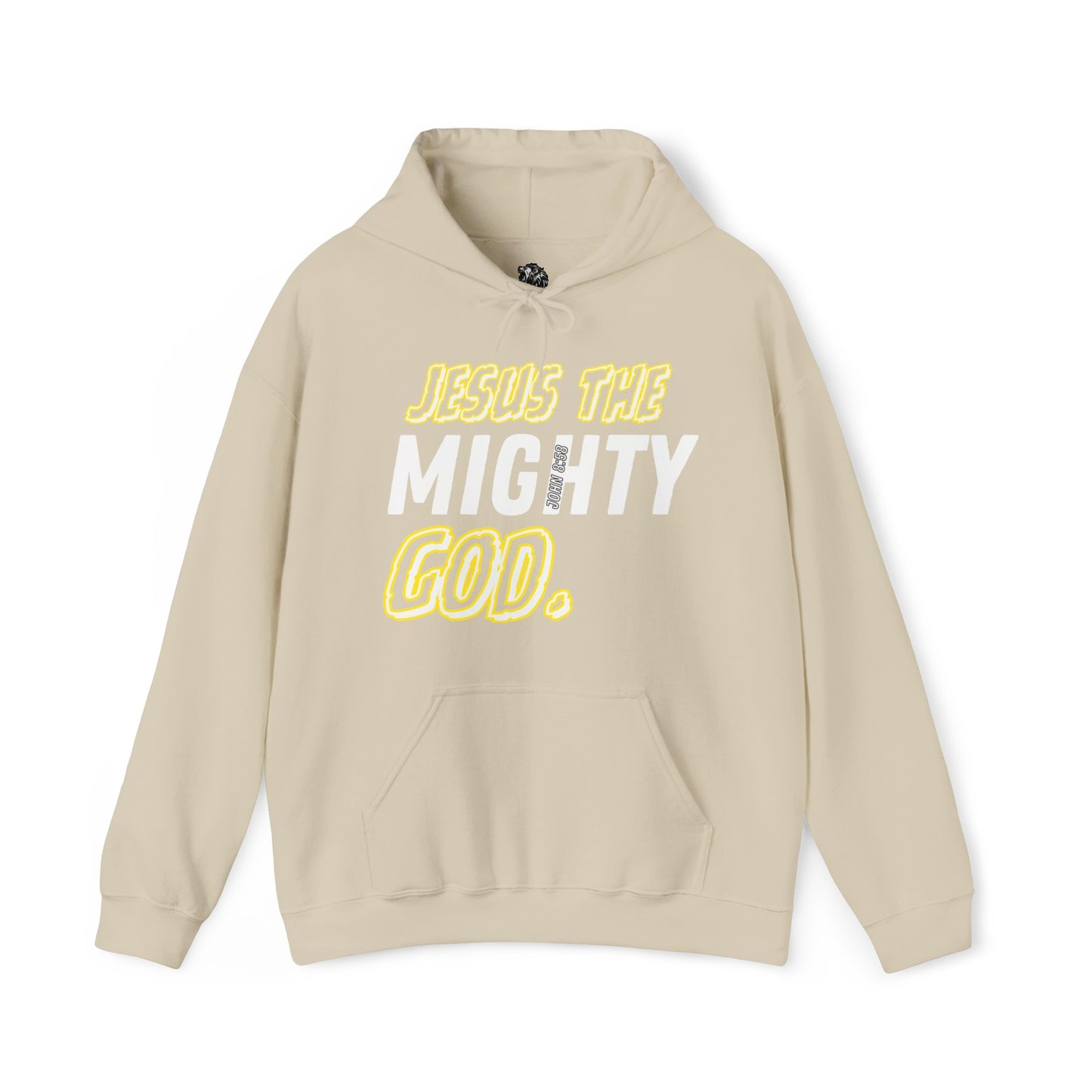"SAND" JESUS THE MIGHTY GOD HOODIE