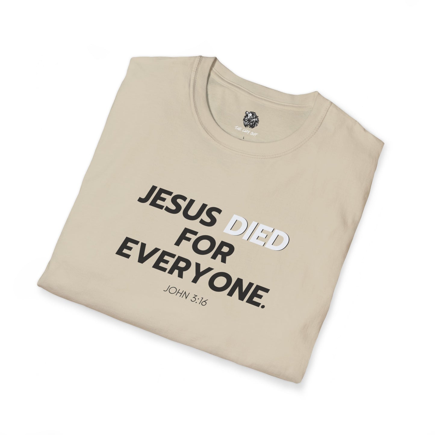 "TAN OFF WHITE" FOR EVERYONE TEE
