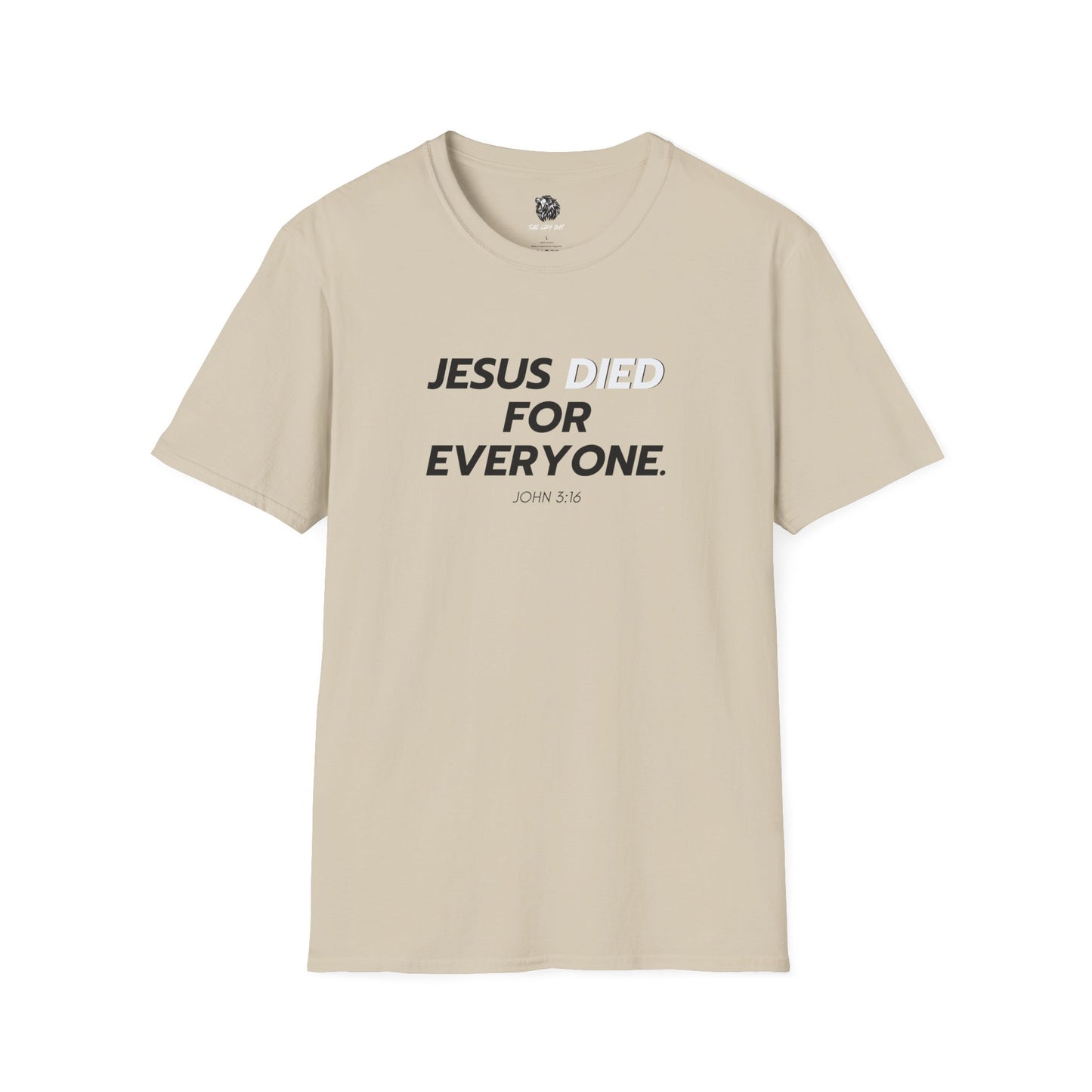 "TAN OFF WHITE" FOR EVERYONE TEE
