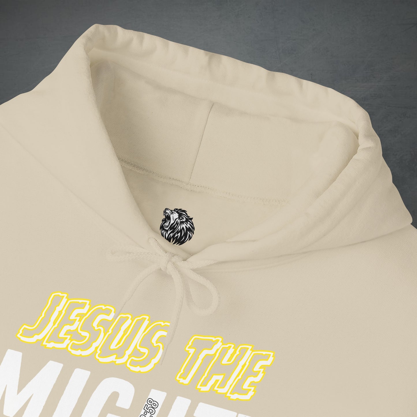 "SAND" JESUS THE MIGHTY GOD HOODIE